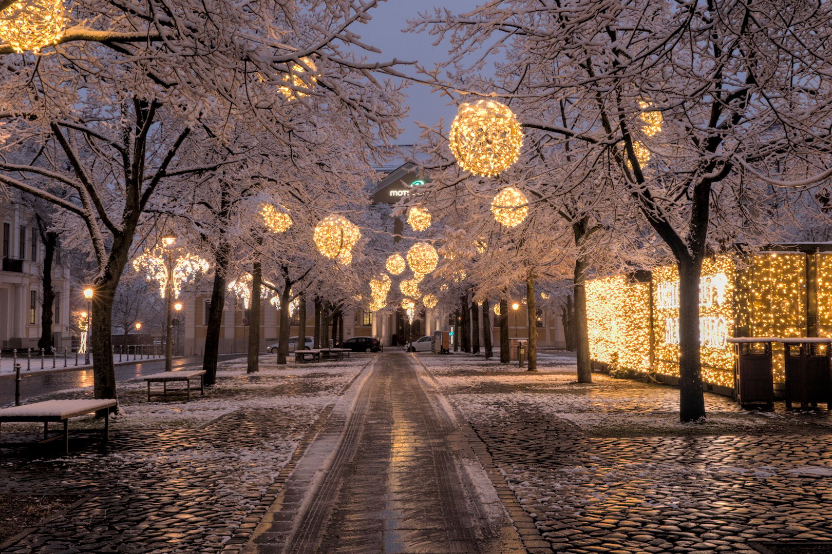 Lichterwelt at Domplatz Magdeburg, Germany