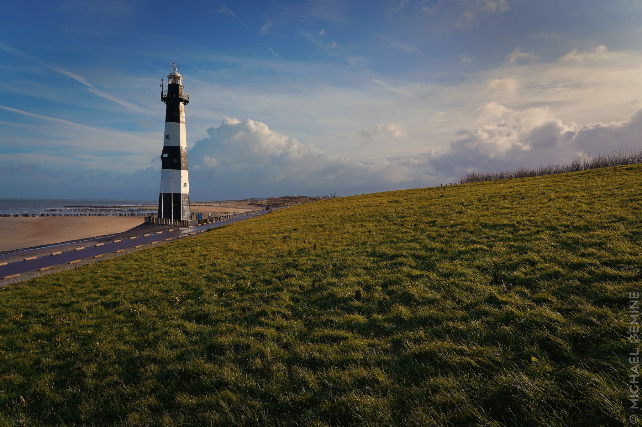 Lighthouse of Breskens from the other perspective, Netherlands