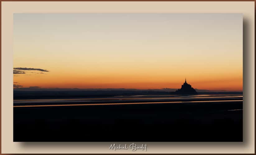 Mont Saint-Michel sunset