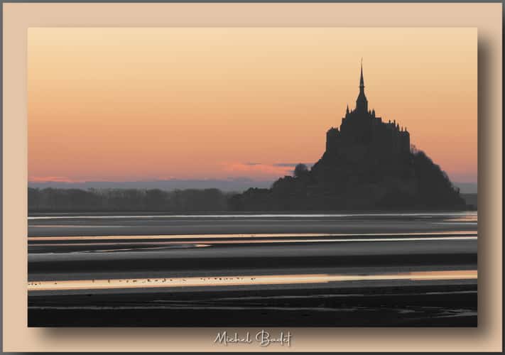 Mont Saint-Michel sunset