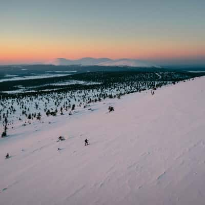 Montain in Pallas-Yllästunturi-Nationalpark, Finland