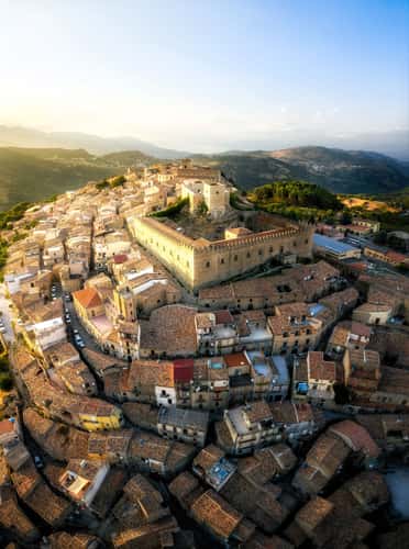 Castle of Frederick II, Montalbano Elicona, Sicily