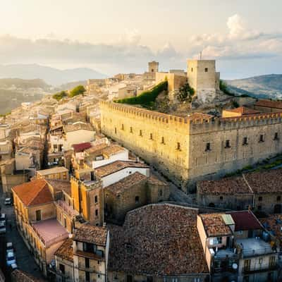 Castle of Frederick II, Montalbano Elicona, Sicily, Italy