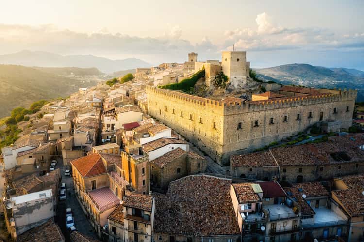 Castle of Frederick II, Montalbano Elicona, Sicily