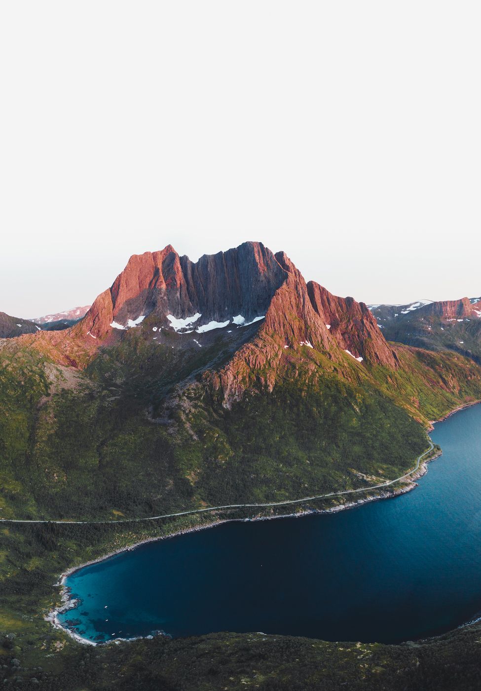 Mountain peak at Senja, Norway