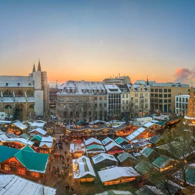 Münsterplatz from above, Bonn, Germany