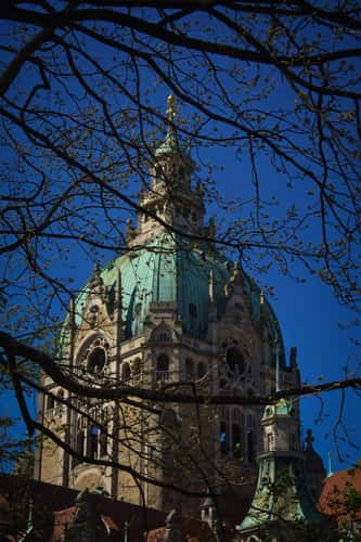 New Town Hall from Trammplatz, Hanover