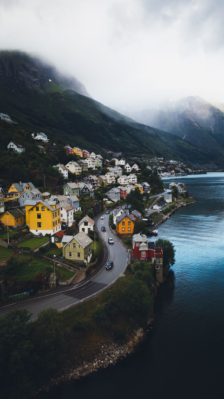Odda village, Norway