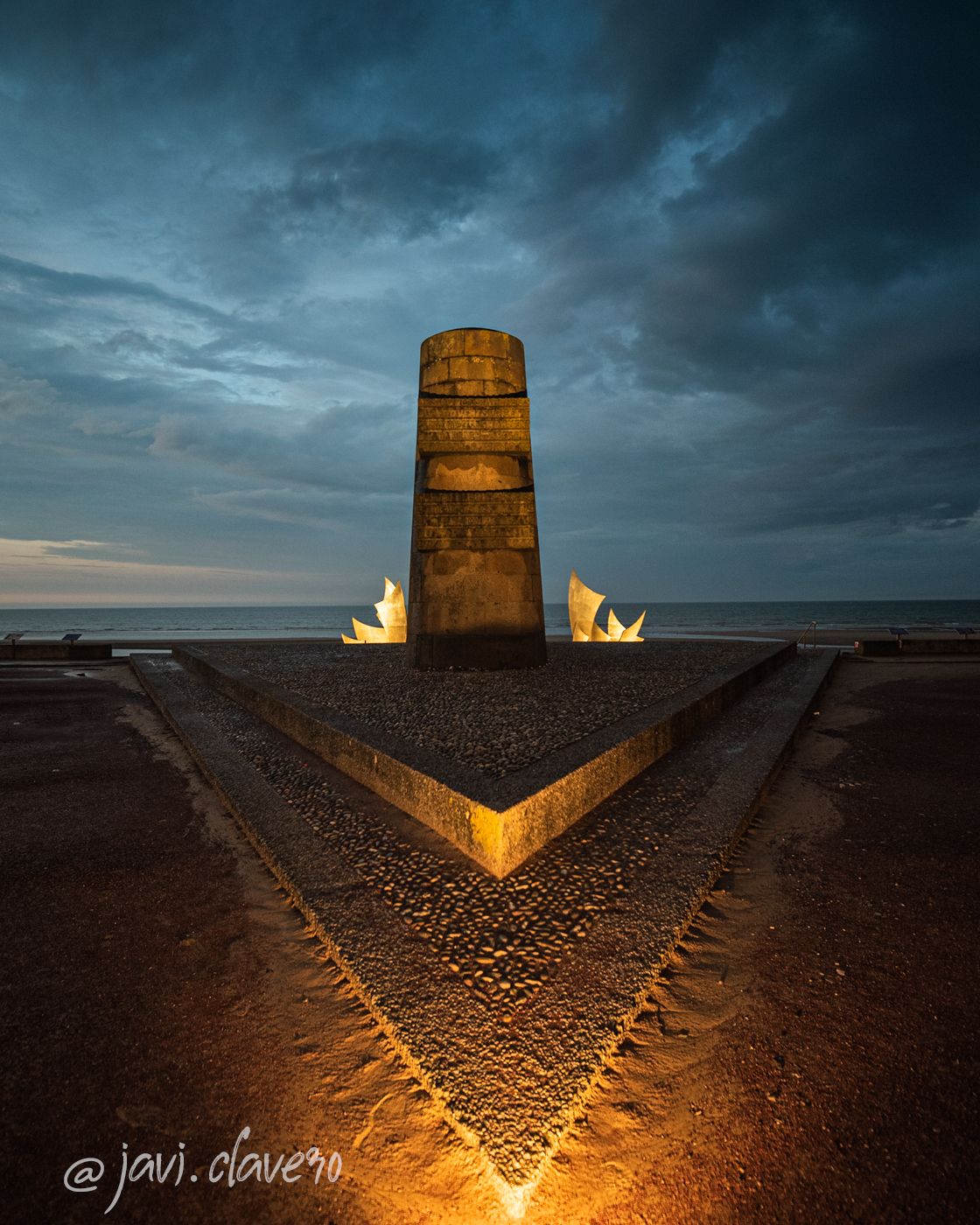 Omaha beach, France