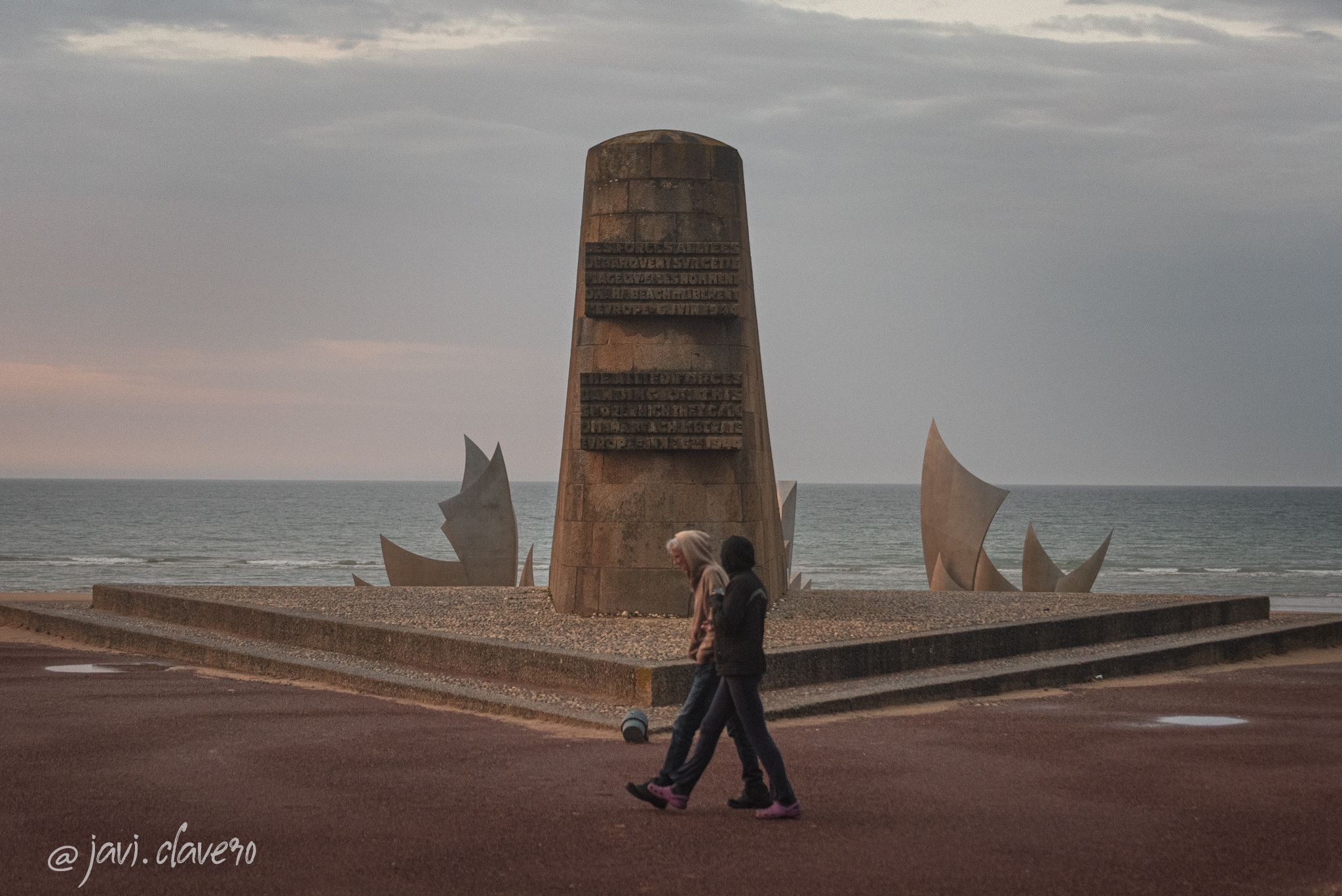 Omaha beach, France