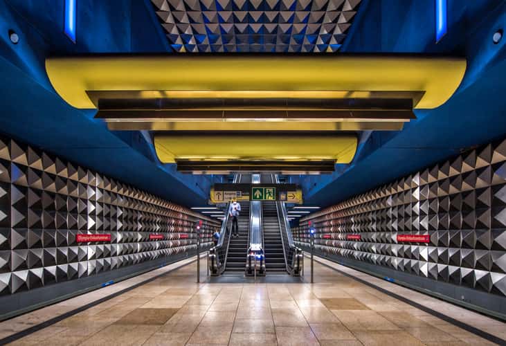 Olympia-Einkaufszentrum Station, Munich