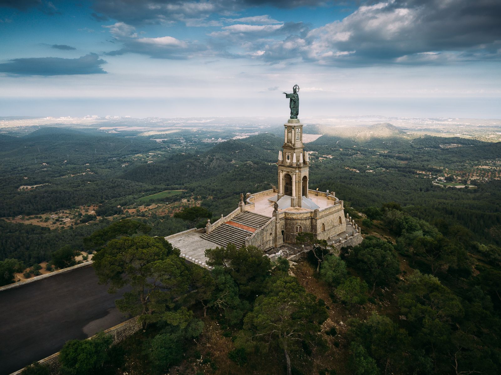Puig de Sant Salvador (Aerial View), Spain