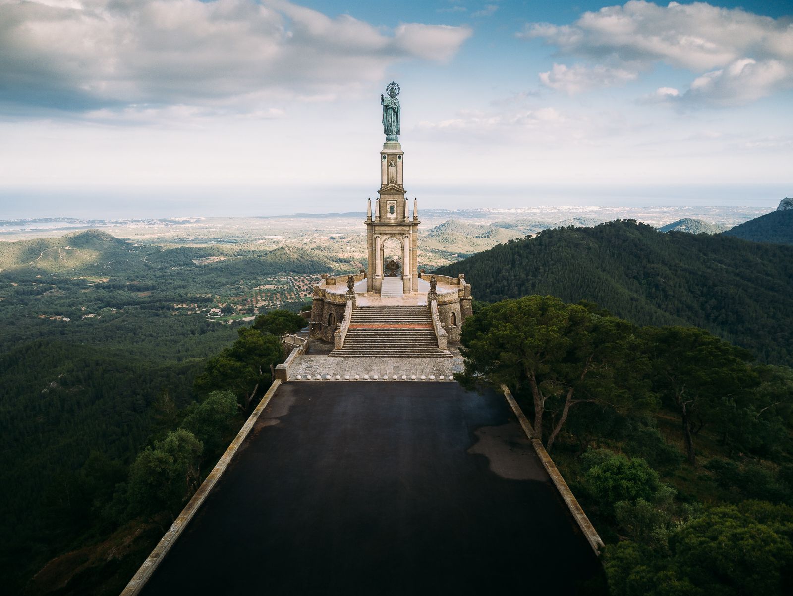 Puig de Sant Salvador (Aerial View), Spain