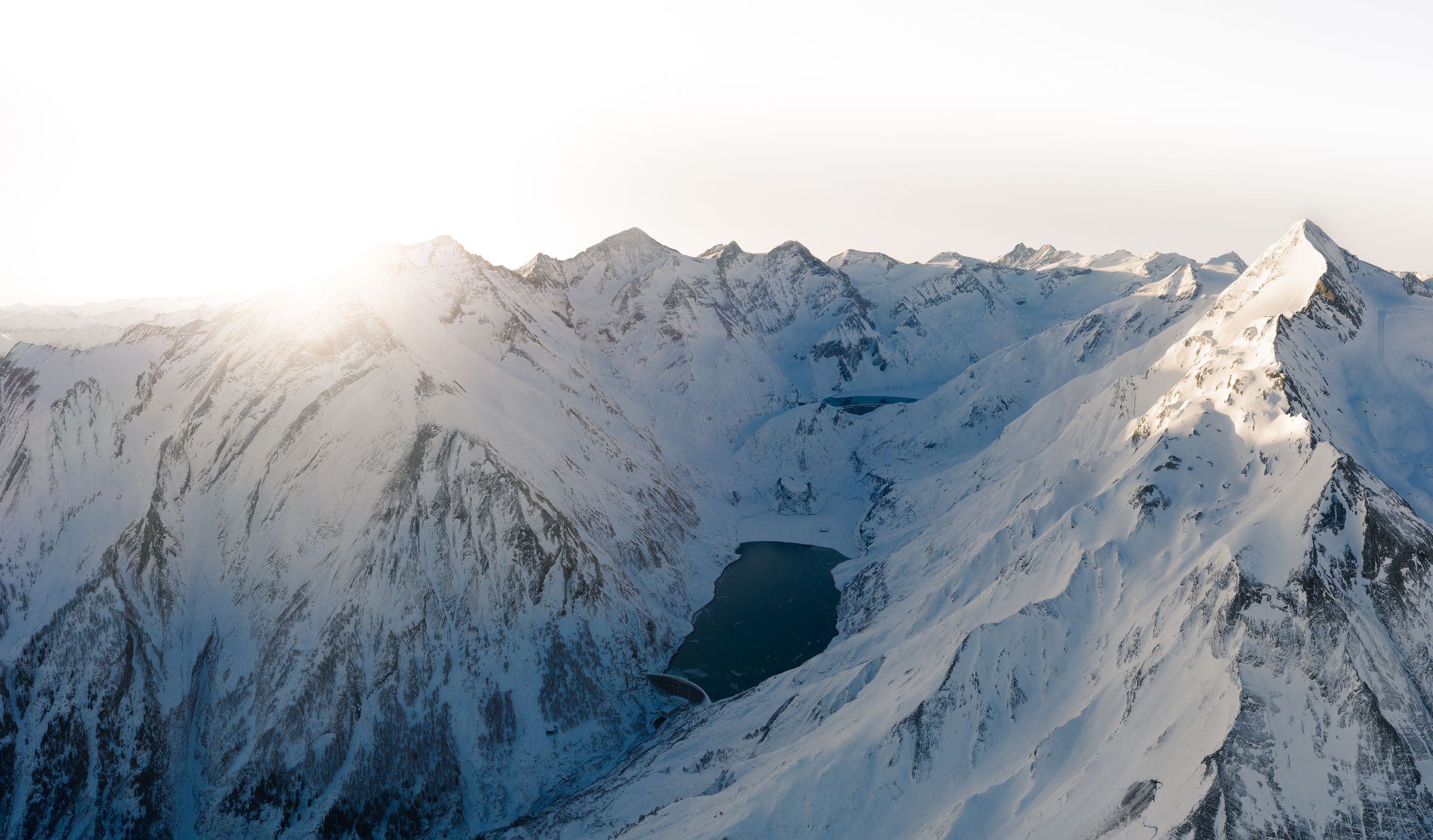 Reservoir view Zell am See Kaprun, Austria