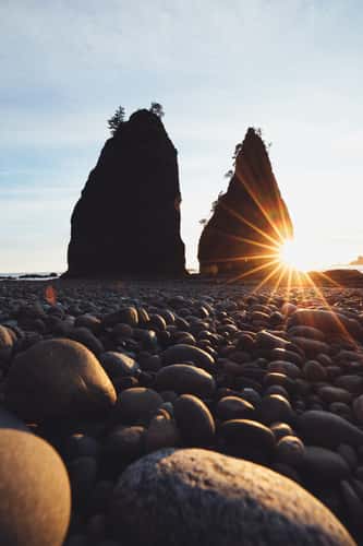 Rialto Beach Rock Formation
