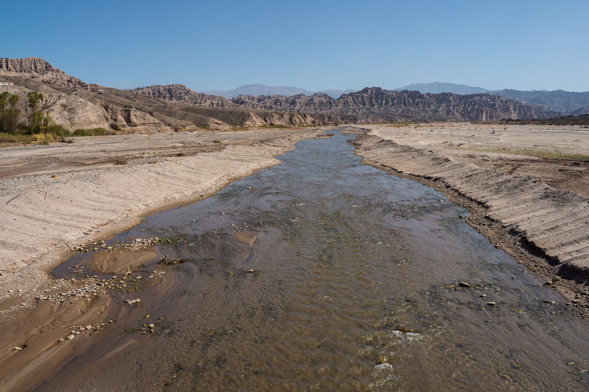 Rio Calchaqui Bridge near Payogastilla, Argentina