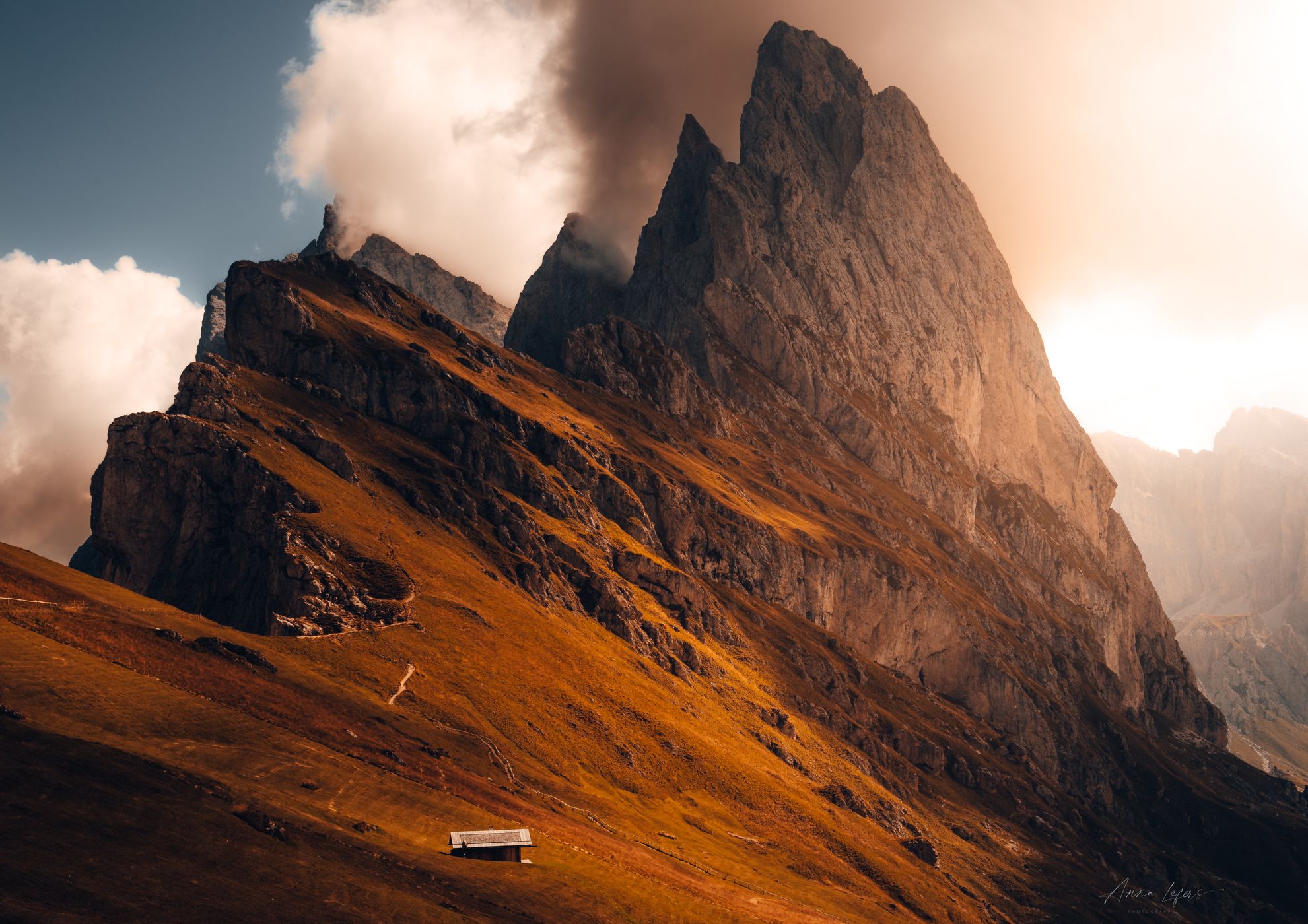 Seceda (close view), Dolomites, Italy