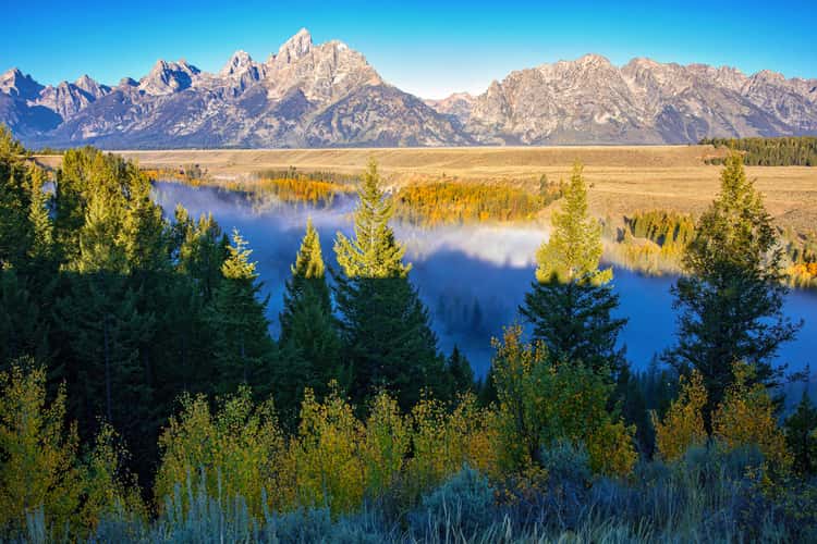 Snake River Junction, Grand Teton NP, Wyoming