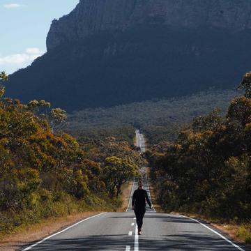 Street to Mt. Abrupt, Australia