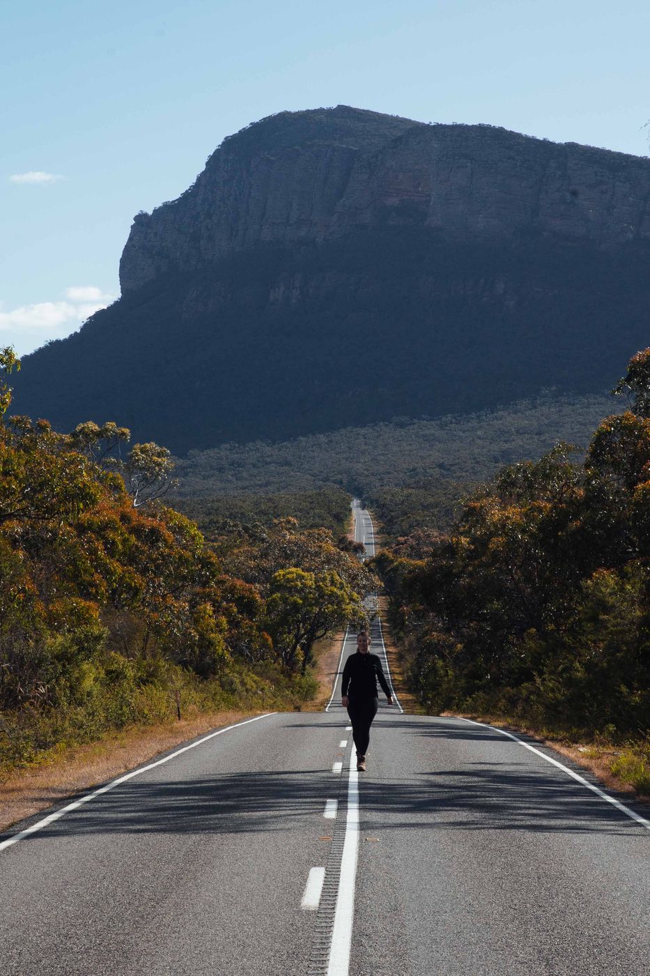 Street to Mt. Abrupt, Australia