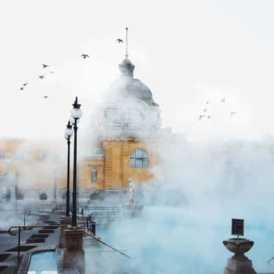 Szechenyi Thermal Bath, Budapest, Hungary