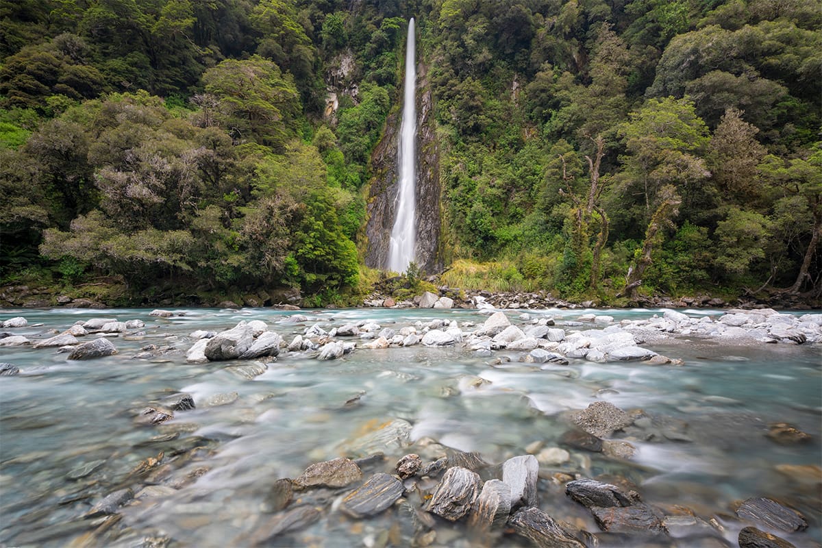 Thunder Creek Falls, New Zealand