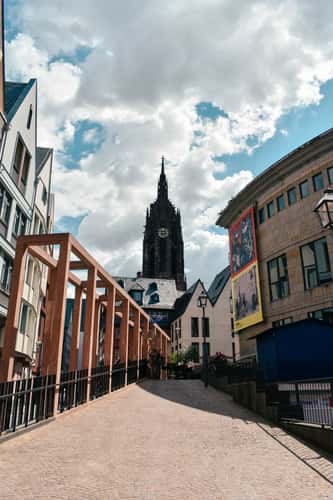 View of Domturm from Römerberg - Frankfurt am Main