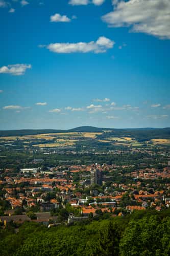 View of Göttingen from Bismarckturm