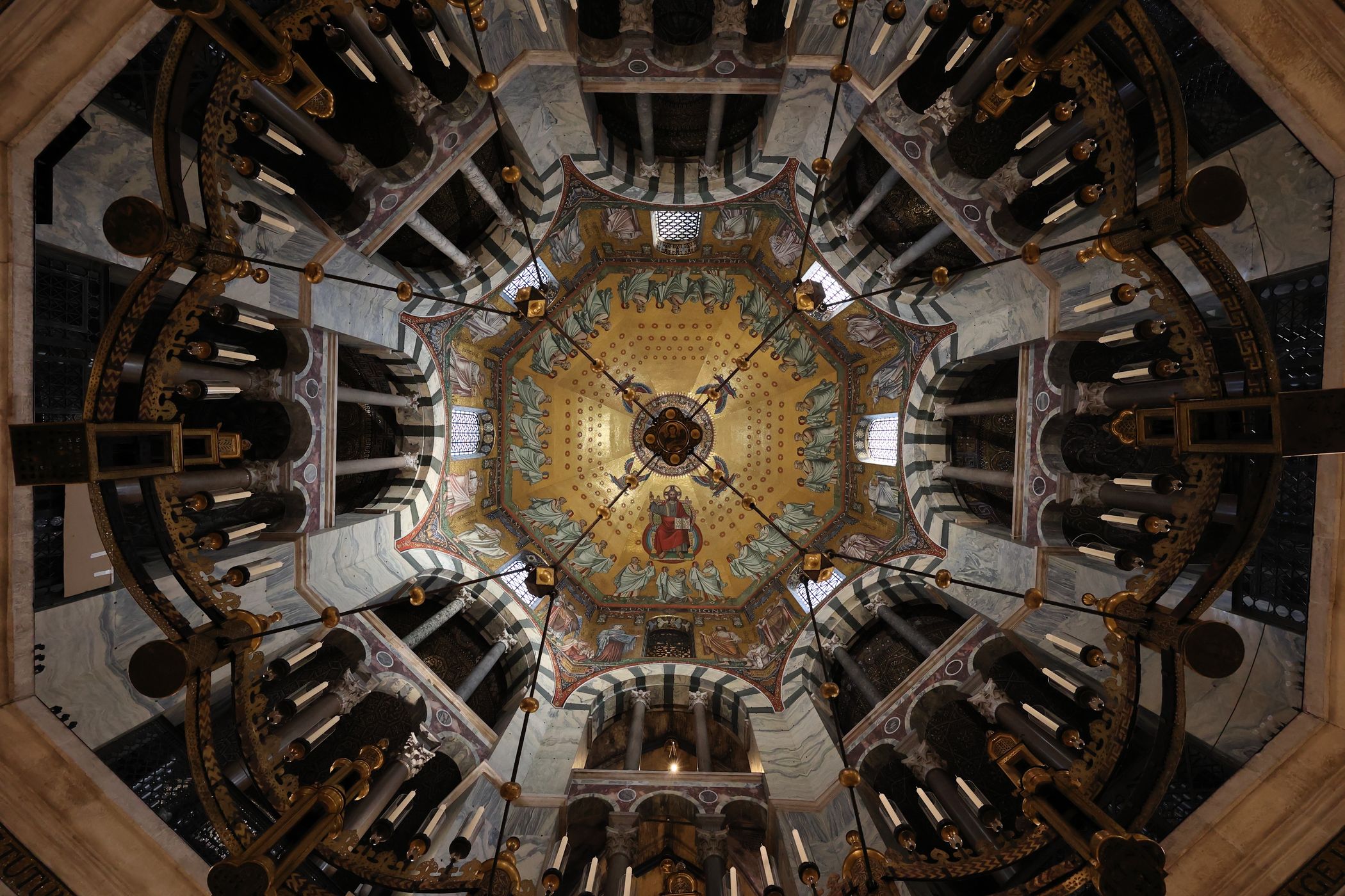 Aachen Cathedral Interior, Germany