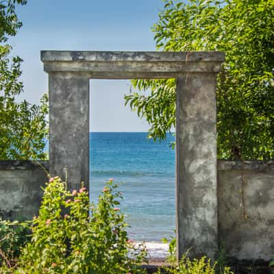 Amed Abandoned Door, Indonesia