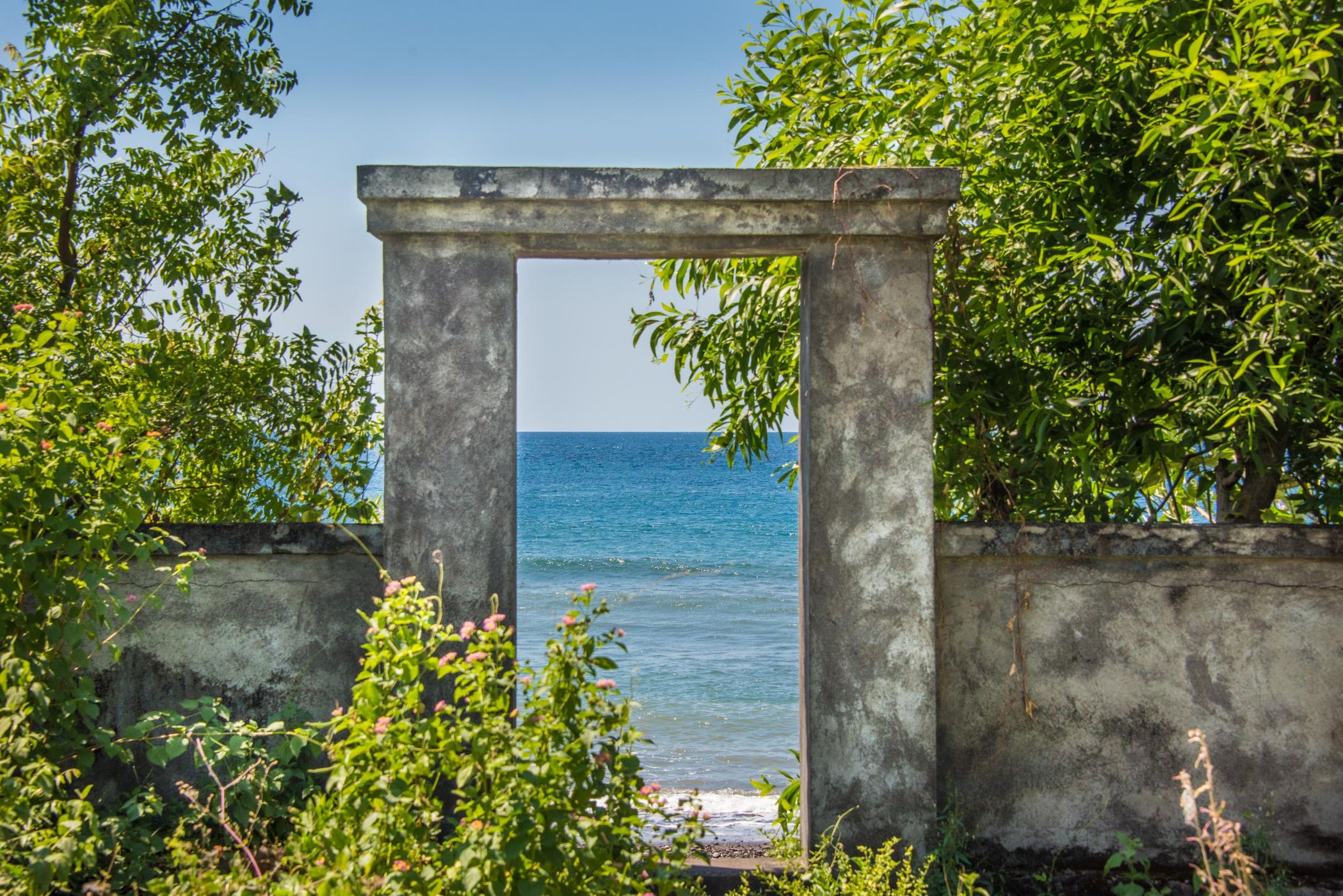 Amed Abandoned Door, Indonesia