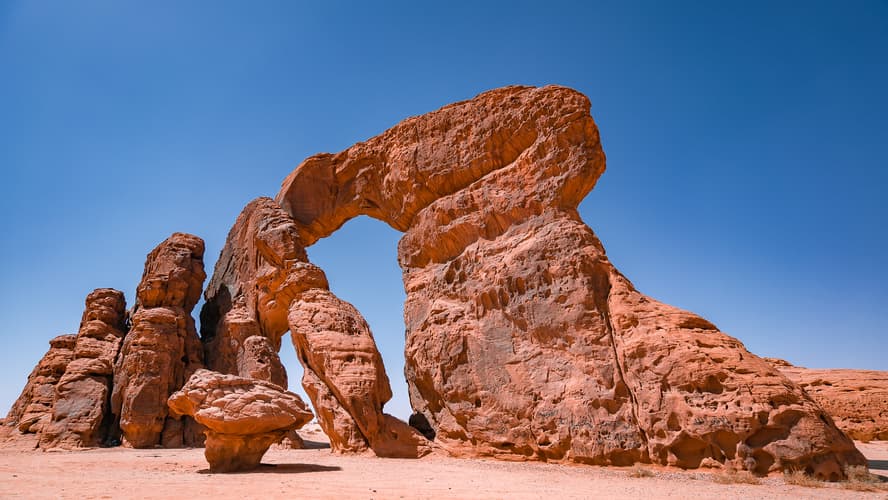Arch Rock, Jabal Kharab, Saudi Arabia