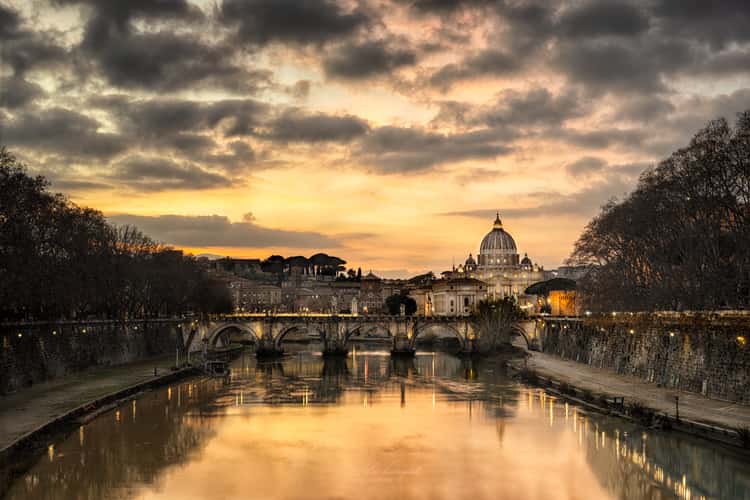 Basilica di San Pietro from Ponte Umberto I