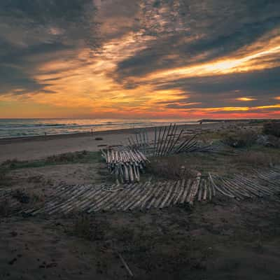 Beach of Prat de Llobregat Virgin Zone, Spain