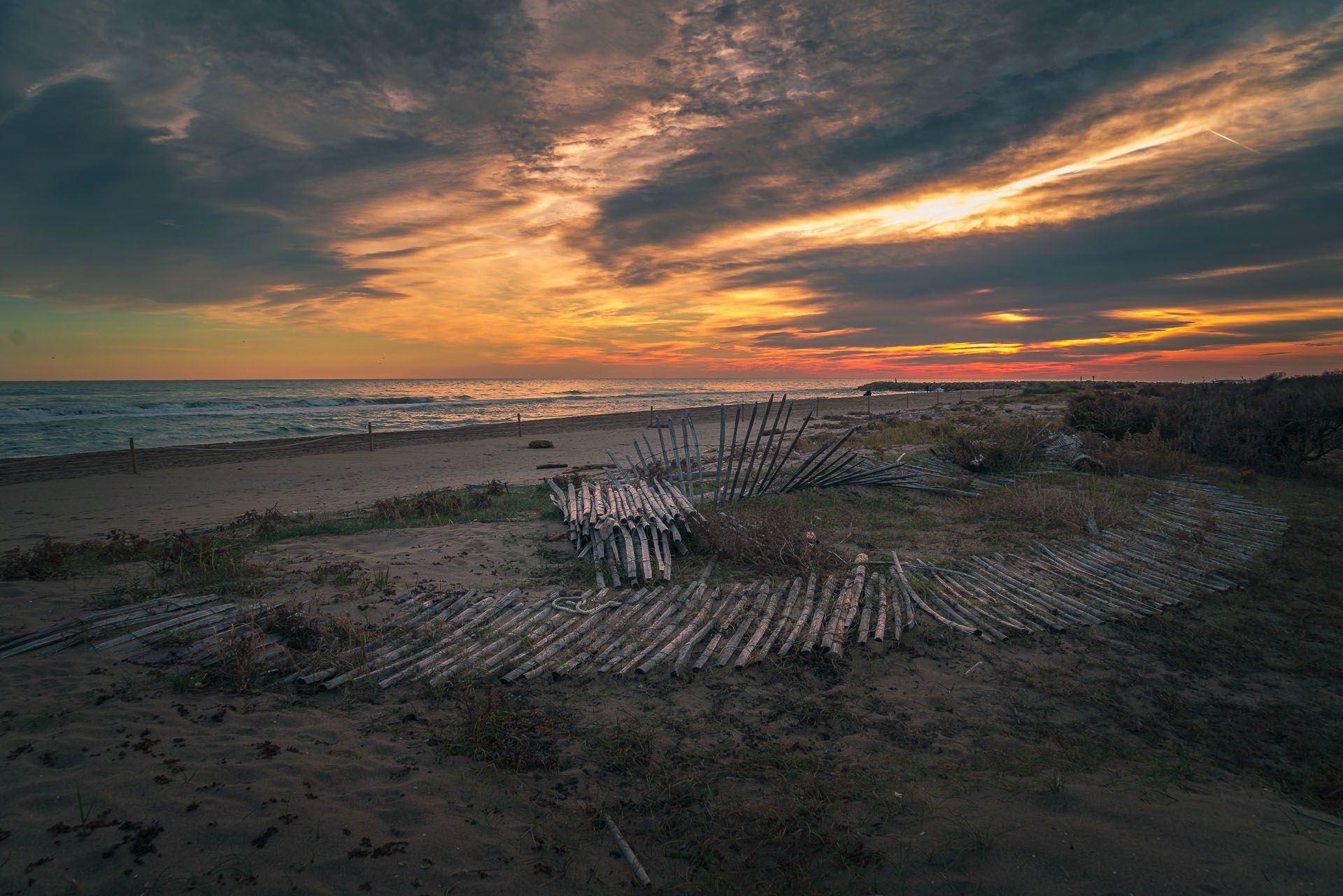 Beach of Prat de Llobregat Virgin Zone, Spain