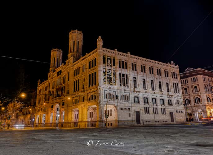 Cagliari by night