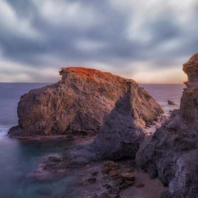 Cala Botella in Cabo de Palos, Murcia, Spain