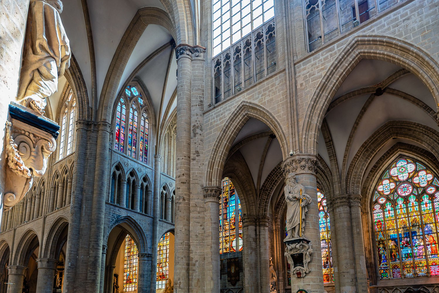 Cathedral of St Michael and St Gudula, Brussels, Belgium