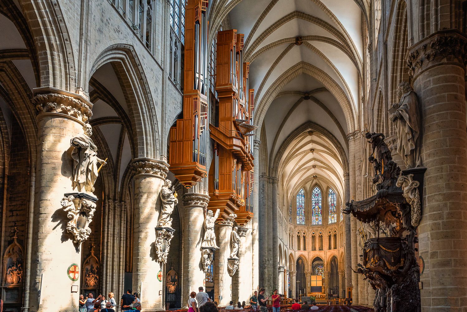 Cathedral of St Michael and St Gudula, Brussels, Belgium