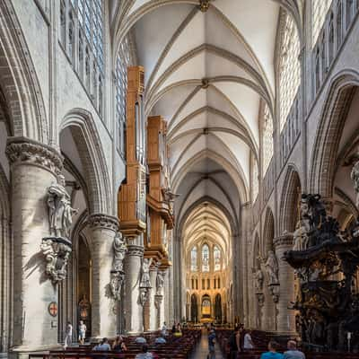 Cathedral of St Michael and St Gudula, Brussels, Belgium