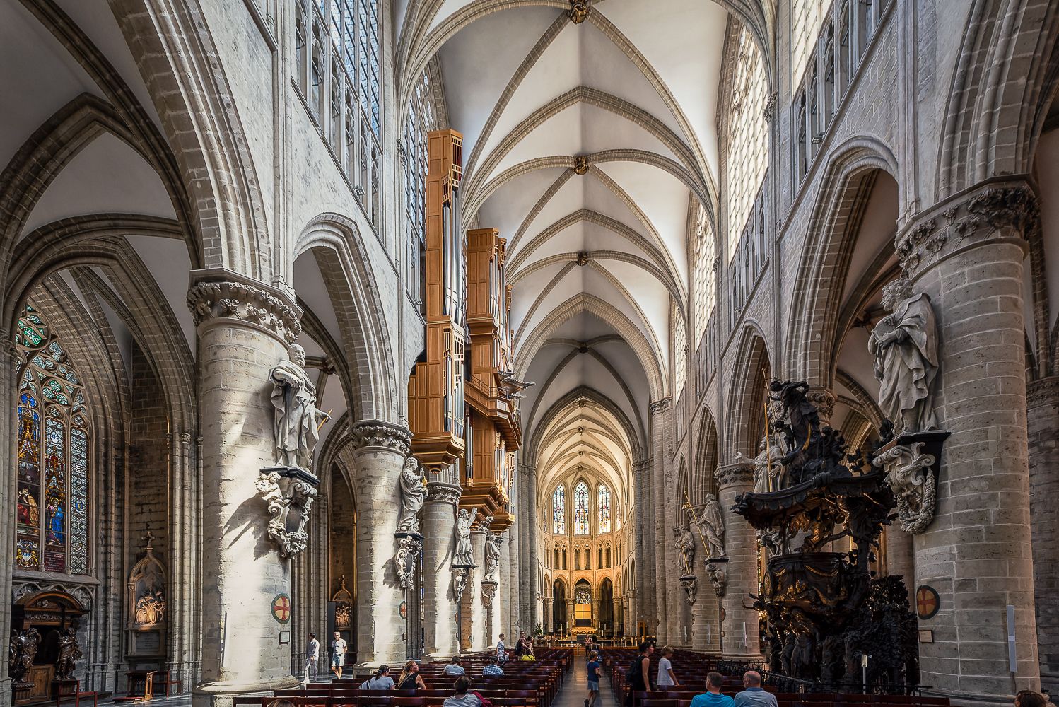 Cathedral of St Michael and St Gudula, Brussels, Belgium