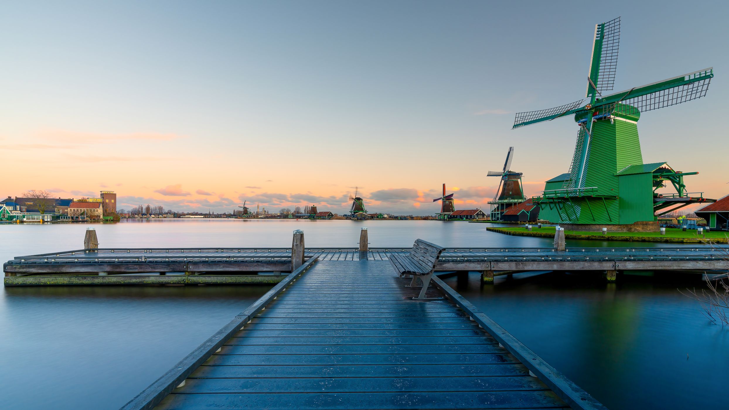 Zaanse Schans Windmills, Netherlands