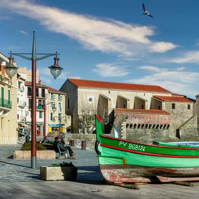 Collioure in winter, France