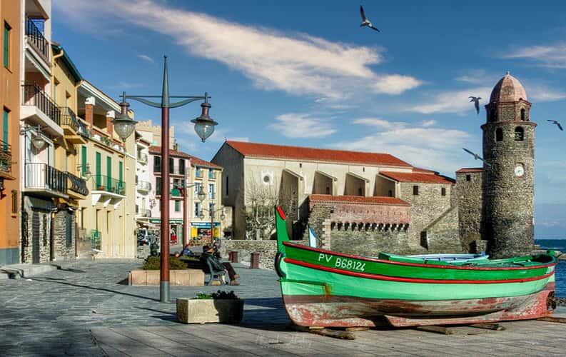 Collioure in winter