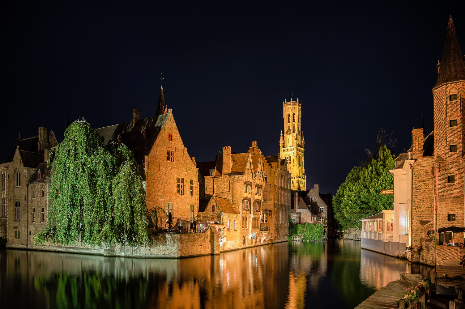 Typical view of Bruges, Belgium