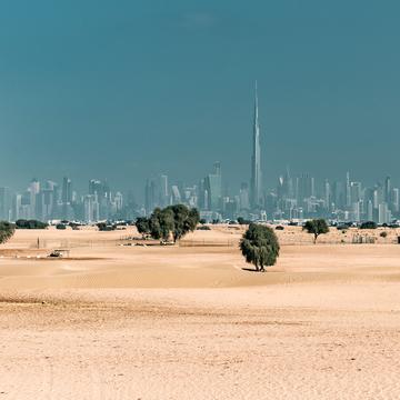 Dubai Desert-Skyline View, United Arab Emirates