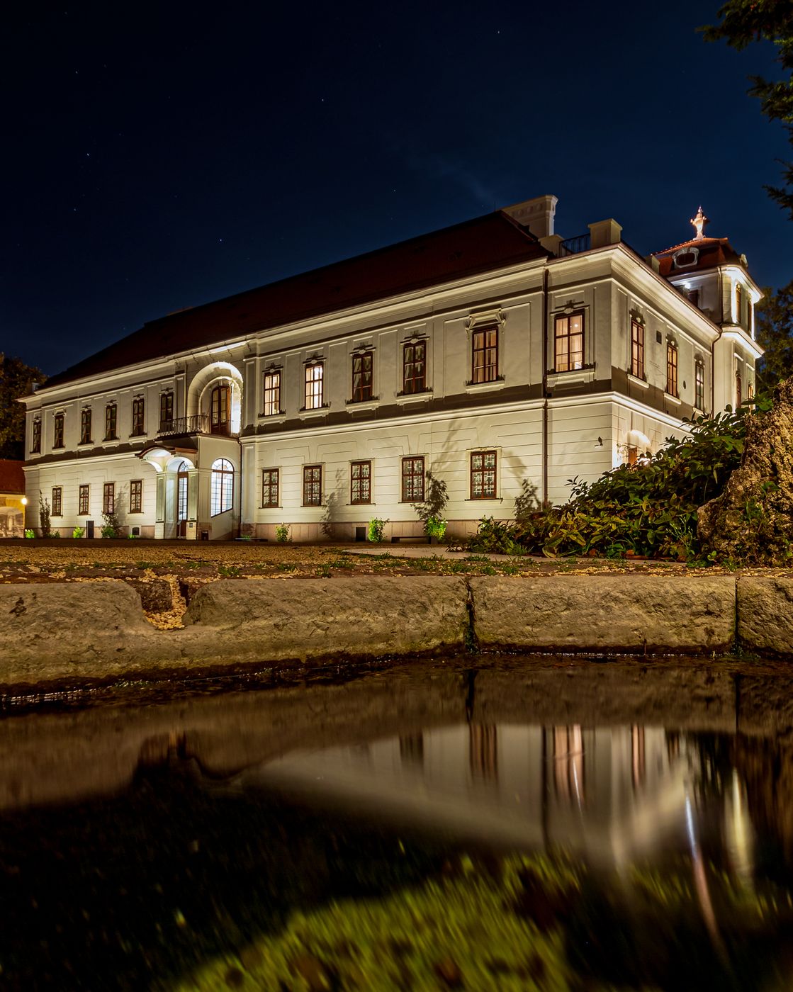 Eszterhazy Castle in Tata Town, Hungary