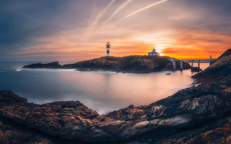 View of the Lighthouse of Ribadeo
