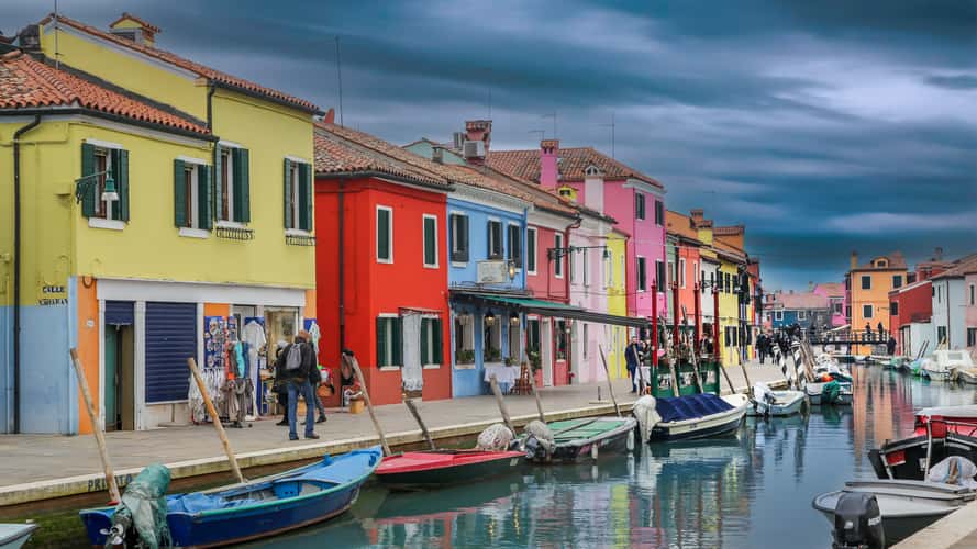 Colourful houses from Burano