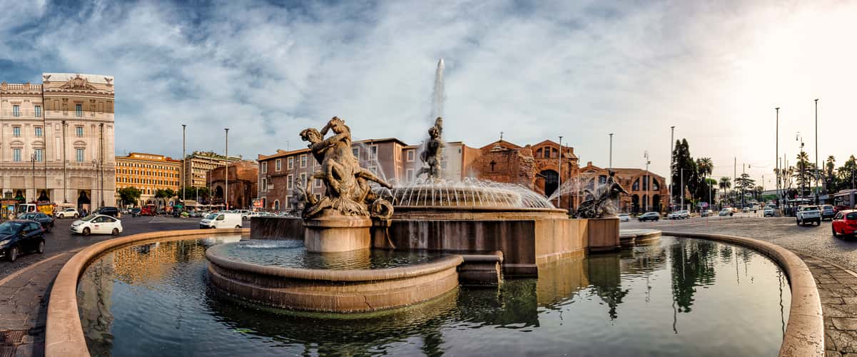 Fuente de las Náyades Roma
